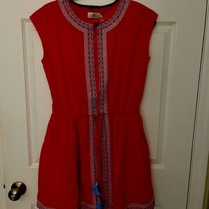 NWT Vineyard Vines Embroidered Tie-Waist Dress Size XXS